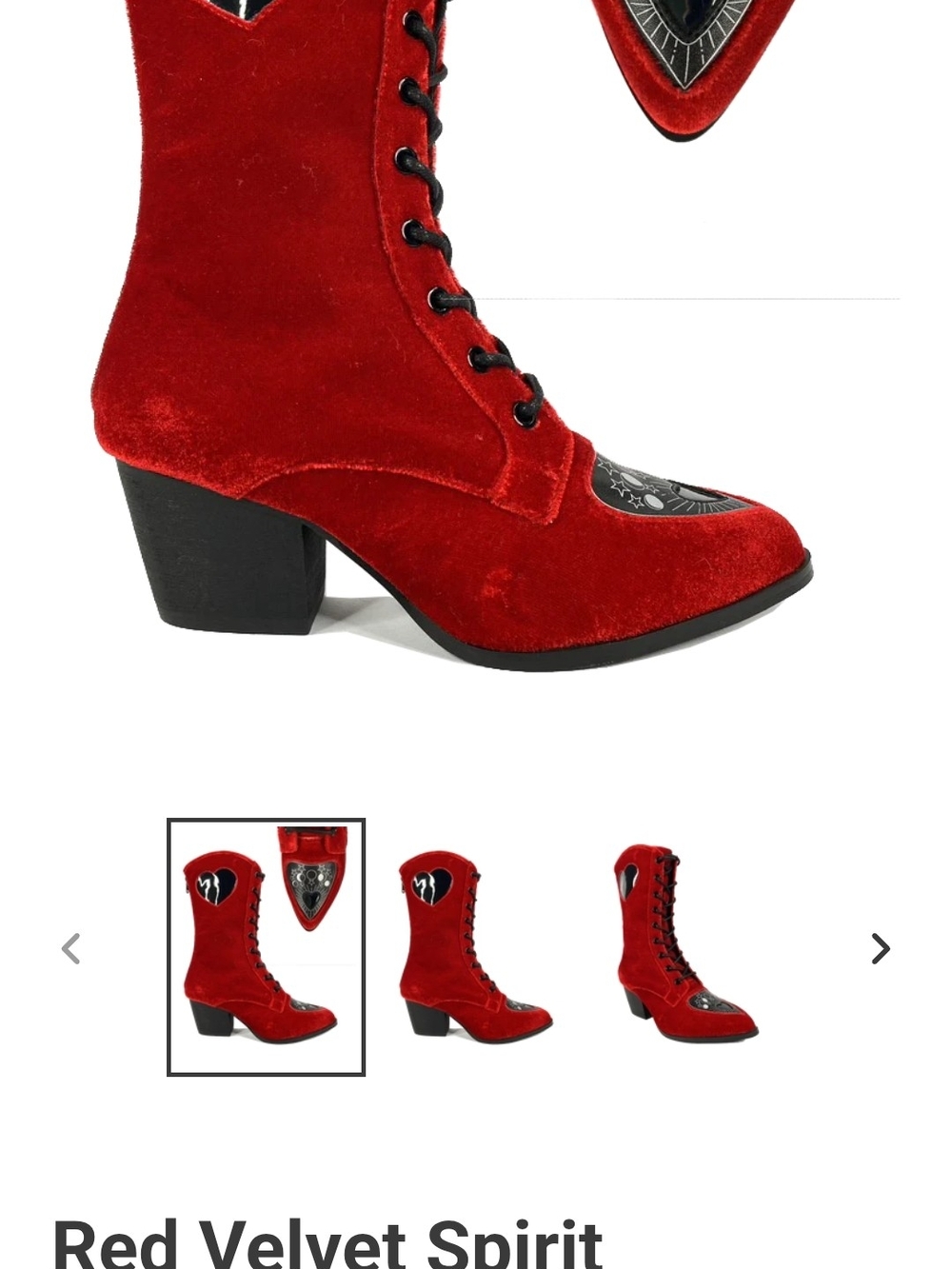 Strange Cvlt Spirit Heart Boots